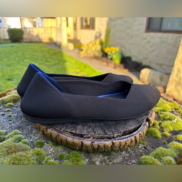 Rothy’s The Flat in Black Solid - Picture 6 of 9